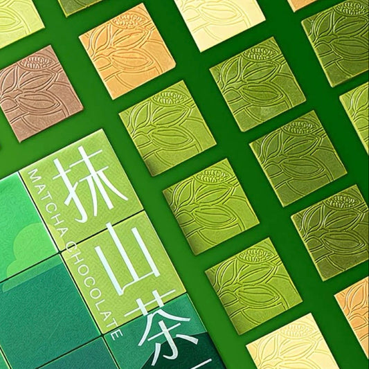 BE MY TEA Matcha Gradient White Chocolate — 8-Level Tasting Set