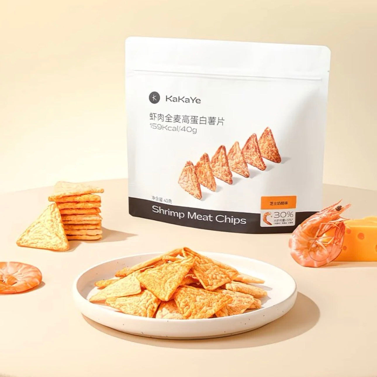 KaKaYe Shrimp Whole Wheat Chips — Variety Pack