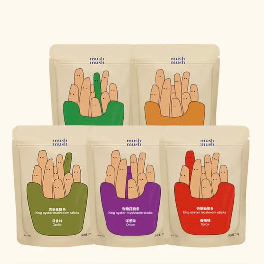 mushmush King Oyster Mushroom Crisps — Variety Pack